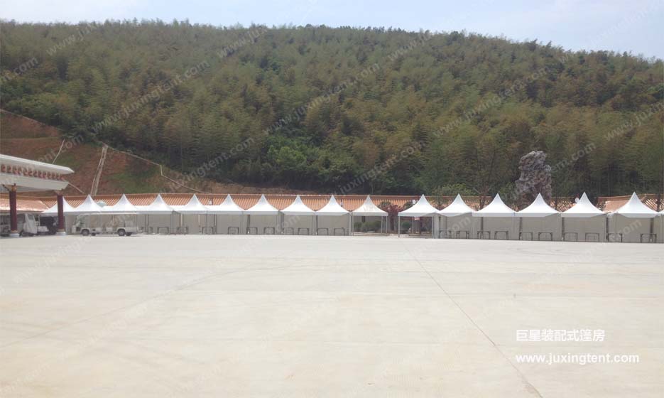 宜興大覺(jué)寺素食節(jié)尖頂帳篷